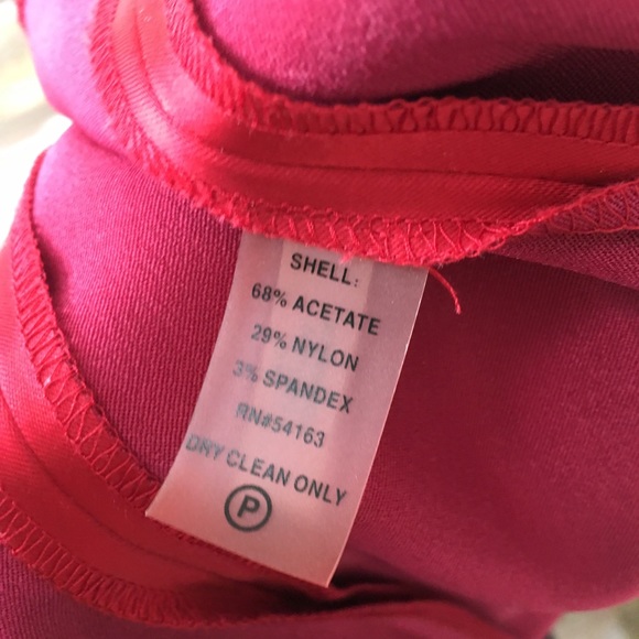 Stunning Deep Red Calvin Klein cocktail formal - Picture 6 of 7